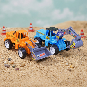 Jouet de construction pour enfants certifié CE TOYBOLA : Camion-chargeuse en plastique avec fonction de friction pour creuser et jouer à faire semblant - Product Image 3