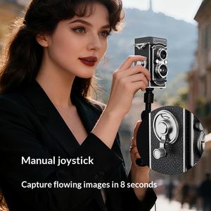 Nueva Cámara Réflex de Doble Lente Estilo Retro, Simulación de Palanca Manual, Mini Cámara <span class=keywords><strong>para</strong></span> Estudiantes <span class=keywords><strong>Principiantes</strong></span>, Cámara Digital Portátil de Viaje - Product Image 4