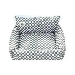 ที่นอนสัตว์เลี้ยงลายดอกไม้ กันน้ำ ทำจากผ้าไหม ถอดซักได้ สำหรับสุนัขและแมว ของเล่นตุ๊กตาขนนุ่ม แฟชั่น อบอุ่น ใช้ได้ทุกฤดู มีหลายขนาดให้เลือก - Product Image 1