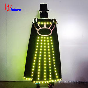 Disfraz de Vampiro Luminoso LED de Alta Calidad para Baile de Salón, Actuación en Escenario, Fiesta y Espectáculo - Product Image 6