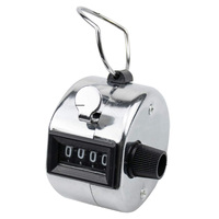 YIKA 4 Digital Tally Counter Analog Mechanischer Hand Tally Counter