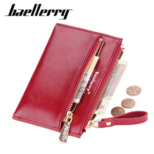 กระเป๋าใส่บัตรผู้หญิง Baellerry หนัง PU ขนาด 4 นิ้ว กระเป๋าใส่เหรียญแบบซิป สีพื้น กระเป๋าสตางค์ใส่บัตรเครดิต ใช้ได้ทุกวัน - Product Image 2