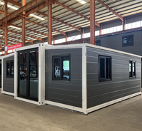 Villa préfabriquée de luxe 40 pieds x 20 pieds, 2 à 5 chambres, maison conteneur extensible, maison mobile portable, mini-maison en acier