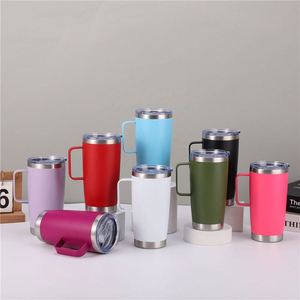 20Oz Double Wall Stainless Steel Travel <b>Coffee</b> Mug With Sliding Lid Drop Shipping Available Bar Accessories ASM26 - Product Image 4