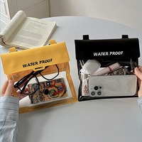 Pochette étanche pour téléphone en PVC, fonctionnalité tactile, sac de rangement étanche de grande capacité pour l'extérieur, natation, rafting