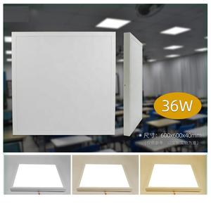 Светодиодный плоский светильник для домашнего офиса 2x2/2x4, современный, SMD2835, алюминиевый корпус, накладной, с подсветкой, 277В/347В, регулируемая цветовая температура, потолочный - Product Image 2