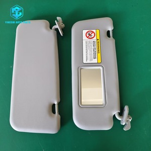 Parasole Anteriore per Auto con Specchio per il Trucco, Grigio, Sinistro e Destro, per Accent 1E 11-15 <span class=keywords><strong>Rena</strong></span> 11-15 85210-1R000 - Product Image 2