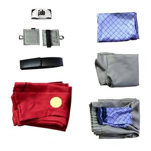 Costume de Cosplay Jiraiya pour hommes, tenue de Ninja, gilet rouge, pantalon gris avec bandeau pour jeu de rôle - Product Image 2