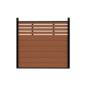 Recinzione in Legno Plastico Coestruso Trattato Chimicamente a Pressione, Rivestita in <span class=keywords><strong>PVC</strong></span>, <span class=keywords><strong>per</strong></span> Giardino Esterno Completamente Recintato - Product Image 1