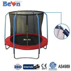 Vente en gros d'ensemble de clôture de sécurité pour trampoline rebondissant extérieur équipement de <span class=keywords><strong>fitness</strong></span> combiné PVC durable et accessoires complets - Product Image 4