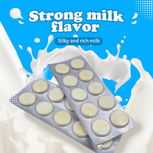 Vente en gros <span class=keywords><strong>Vache</strong></span> Presse à comprimés Bonbons <span class=keywords><strong>au</strong></span> <span class=keywords><strong>lait</strong></span> avec des saveurs aigre-douce Marque privée personnalisée Certifié Halal Emballé dans des boîtes OEM/ODM - Product Image 5