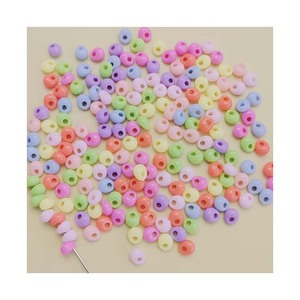 Tùy Chỉnh 2*3Mm Thu Nhỏ Trung Lỗ Vòng Kẹo Màu Sắc Dễ Thương Thời Trang Spacer Hạt Acrylic Charms - Product Image 2