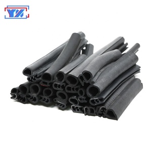 Bentuk U T Setengah Lingkaran Saluran H Profil Strip Penyegel Neoprene untuk Jendela Kaca Aluminium - Product Image 4
