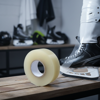 Bande adhésive de sport en PVC caoutchouc durable, résistante à l'eau et à l'humidité, avec logo personnalisé, pour protège-tibias de football et socquettes de hockey sur glace