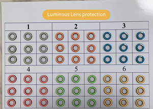 Obiettivo per fotocamera <span class=keywords><strong>iPhone</strong></span> luminoso antigraffio per <span class=keywords><strong>iPhone</strong></span> 14 <span class=keywords><strong>13</strong></span> pro max <span class=keywords><strong>vetro</strong></span> ad anello in <span class=keywords><strong>vetro</strong></span> <span class=keywords><strong>temperato</strong></span> fluorescente luminoso - Product Image 4