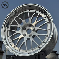 Velg GPW Custom 19 20 21 Inch Staggered 5x112 5x120 Brushed Silver 2 Piece Forged untuk Audi S6 RS5 RS6 Benz S580 S680 M3 M4 M5