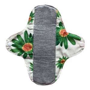 Serviettes hygiéniques en coton biologique <span class=keywords><strong>lavable</strong></span> pour l'hygiène des femmes - Product Image 2