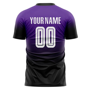 Maillots de football unisexes les plus vendus, sublimation personnalisée, 100 % polyester respirant, anti-humidité, tenue d'équipe professionnelle à manches courtes - Product Image 5
