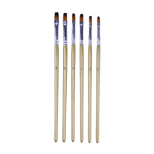 pincel de pintura de aceite 6 unids/set artística acuarela pintura acrílico pinceles pintura de la lona - Product Image 1