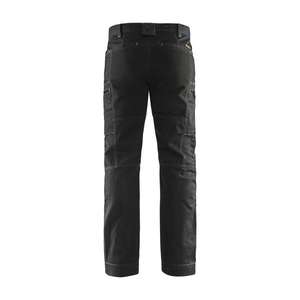 BLAKLADER - 145911429900C50 Service <b>trousers</b> with stretch <b>Black</b> - EAN 7330509486122 WORK <b>TROUSERS</b> <b>CARGO</b> WORK <b>TROUSERS</b> - Product Image 2
