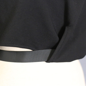Top de manga corta extragrande de algodón puro con nudo personalizado para mujer, producción OEM, directo de fábrica - Product Image 2