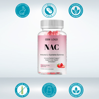 Gummies NAC certifiées Halal OEM avec Resvératrol, Magnésium et CoQ10 pour adultes – Antioxydants et soutien immunitaire