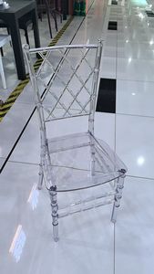 Chaises Chiavari en acrylique transparent pour hôtels, mariages, banquets et fêtes – Vente en gros - Product Image 3