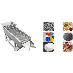 Machine de tri et de calibrage vibratoire de type linéaire à 3 sorties pour grains de café, sable, gravier, granulés plastiques, aliments pour animaux, fruits, sésame - Product Image 3