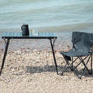 Mesa Plegable Multifuncional de Aleación de Aluminio de Nuevo Diseño, Mesa de Picnic Ligera para Exteriores, Mesa de Campamento IGT Plegable para Picnic y Barbacoa - Product Image 5