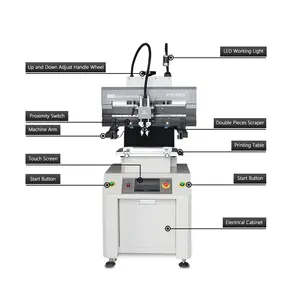 Fabrika toptan Smt lehim pastası yazıcı yarı otomatik PCB lehim pastası ekran yazıcısı makinesi PTR-B500 Smt üretim