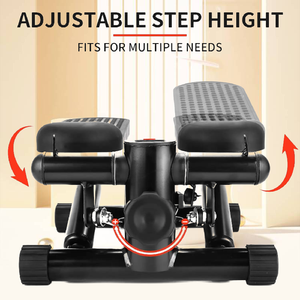 Home Workout Equipment Stair Stepper for Exercise <b>Mini</b> Steppers With Resistance Band Hydraulic Fitness Stepper - Product Image 3