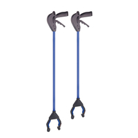 Outil de préhension Grabber Reacher avec mâchoire rotative et aimant pour ramassage de déchets