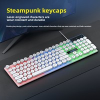 Clavier filaire de jeu T11 économique avec conformité CE RoHS, versions espagnole/anglaise/arabe pour PC de bureau