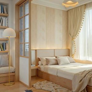 Meuble mural complet en bois moderne et minimaliste personnalisé avec un design élégant pour appartements, villas et hôtels - Product Image 6