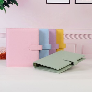 Hongbo Bán Chạy Nhất Tùy Chỉnh Da Bò Da 35Mm 6 Vàng Ngân Sách Nhẫn A5 Máy Tính Xách Tay Kế Hoạch Chất Kết Dính Hàng Năm Tổ Chức Tùy Chỉnh Thư Mục - Product Image 4