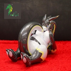 Dragon noir gonflable personnalisé, jouet animal gonflable avec poupée gonflable SPH <span class=keywords><strong>Goodra</strong></span>, durable pour l'affichage et la décoration - Product Image 4