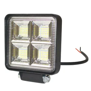 Luz LED para trabalho de carro, lâmpada LED de 4 polegadas para condução, 10-30V, 3030 64LED 192W, ideal para uso em ambientes de trabalho