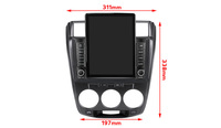 MEKEDE IPS + 2.5D + DSP lecteur de voiture android pour Honda City 2008-2013 4 + 64G GPS Navigation SWC Audio BT stéréo auto électronique