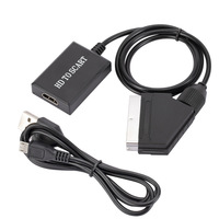 Nouveau convertisseur vers SCART, adaptateur vidéo haute définition 1080P, câble adaptateur vers SCART.