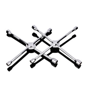 Llave de Trinquete Hexagonal Cruzada de 17-19-21-23 mm, Métrica, de Acero 45, Herramienta para Reparación de Neumáticos de Automóviles - Product Image 4