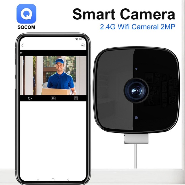 2026 New 2MP House Indoor Night Vision Home Wireless Smart Camera WiFi Security Video CCTV Network Window Camera