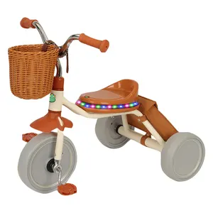 定制新款婴儿自行车三轮儿童自行车保持平衡设计安全骑行儿童玩具自行车