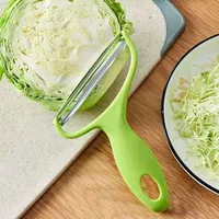 Dunschiller Groenten Fruit Roestvrijstalen mes Koolraspen Salade Aardappelsnijder Keukenaccessoires Kookgerei Brede mond