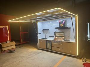 Estación de Cocina Móvil Compacta de Alta Capacidad para Exteriores, Convertible en Caja de Cocina para Campamento, con Ruedas, que se Convierte en una Estación de Cocina Completa - Product Image 6