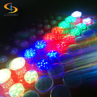 Nouvelle lampe turbo 60 mm 2019, AC24V, carrousel E10/E14, lumières RGB en cabochon, éclairage de fête foraine, écran paysager, IP65, blanc, LED pour parcs d'attractions