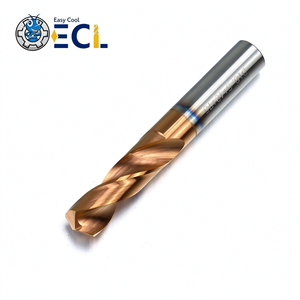 Broca de Carburo Easy Cool D10.5 con Recubrimiento de Bronce HRC60, Herramienta CNC - Product Image 1