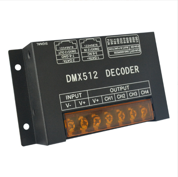 DMX Pixel RGBW and RGB Decoder 4 Channel