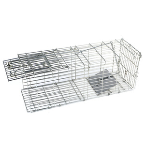 Piège à rats en fil métallique pliable automatique réutilisable en gros, Cage-Rat-Traps, Cage à pièges à rats - Product Image 3