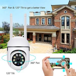 トップセラー V380 カメラ WiFi接続 ミニホームセキュリティ PTZカメラ 360度ナイトビジョン 双方向音声 CMOSセンサー搭載 - Product Image 3
