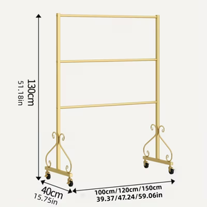 Expositor Móvil de 3 Niveles para Ropa Interior, Sujetadores y Trajes de Baño, Resistente, con Ruedas, Personalizable - Product Image 5